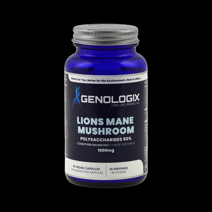 Genologix - Lions Mane Mushroom 1000mg (30 servings x 90 capsules)