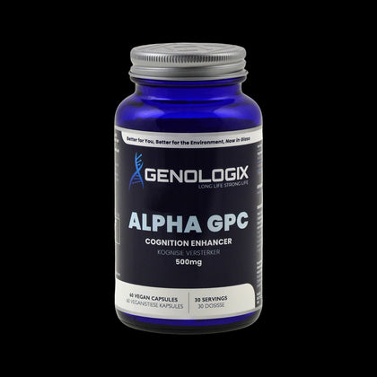 Genologix - Alpha GPC 500mg (30 servings x 60 capsules)