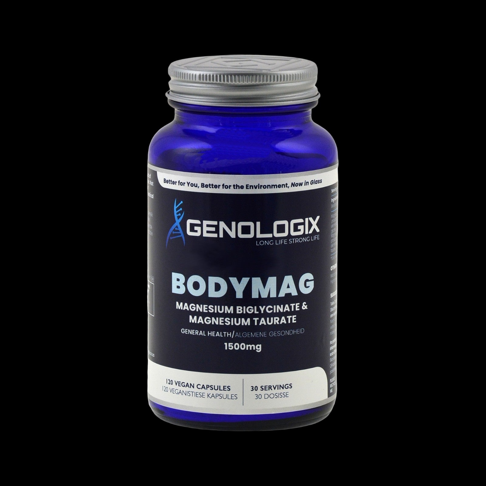 Genologix - BodyMag (Magnesium Combo) 1500mg (30 servings x 120 capsules)