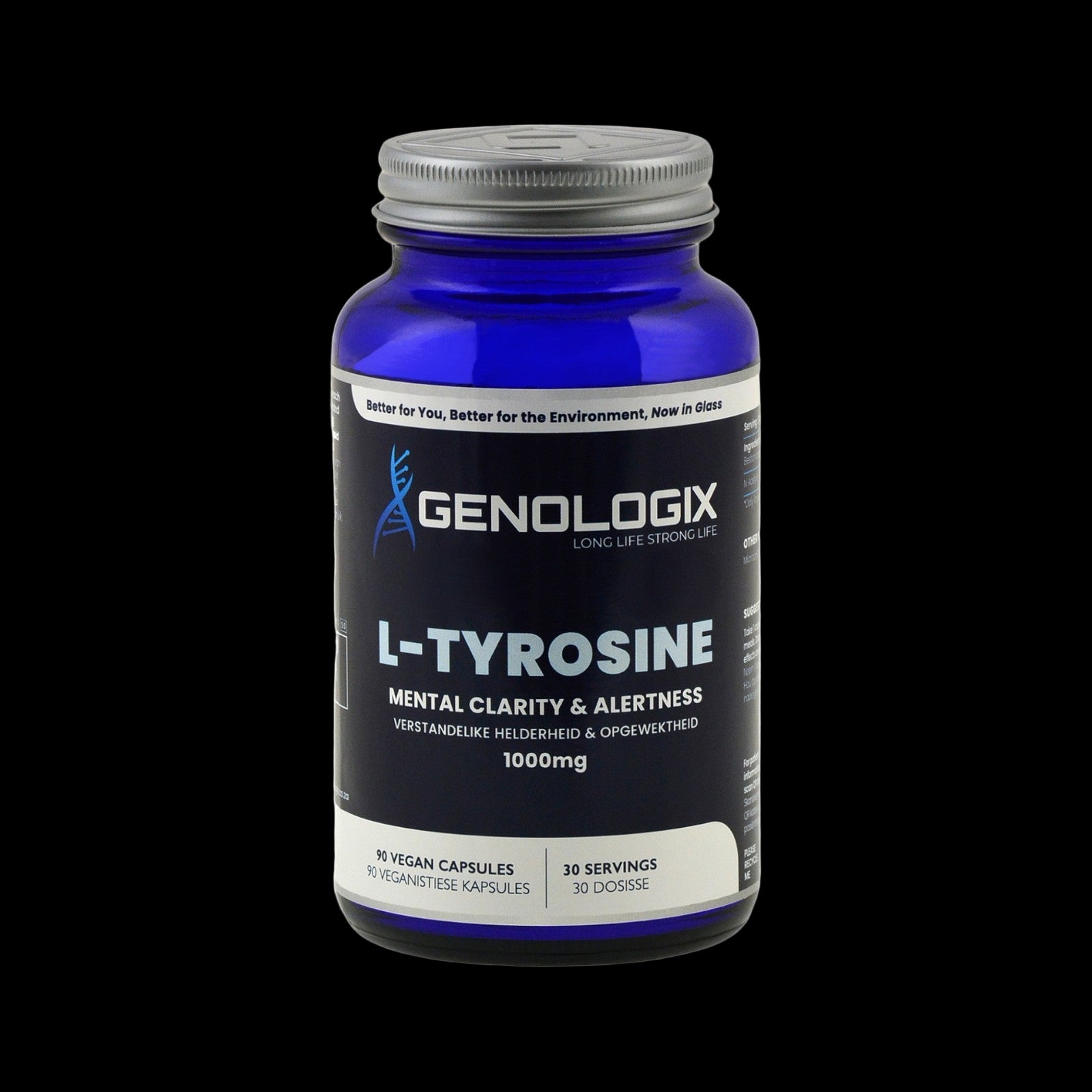Genologix - L-Tyrosine 1000mg (30 servings x 90 capsules)