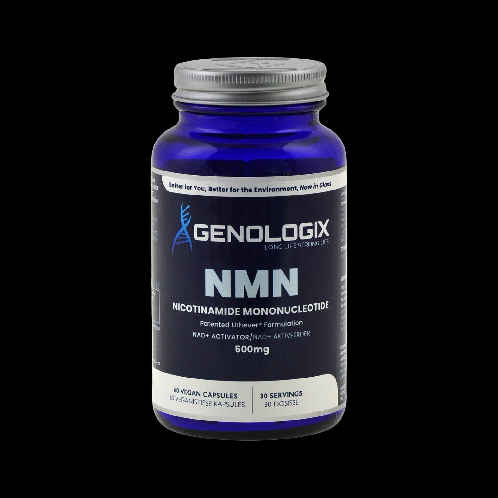 Genologix - NMN (Nicotinamide Mononucleotide) 500mg (30 serv x 60 caps)