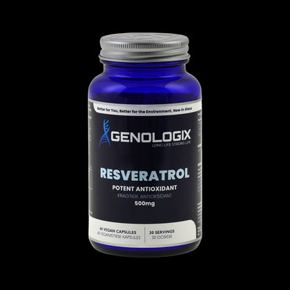 Genologix - Resveratrol 500mg (30 servings x 60 capsules)